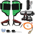 Tree Climbing Gear Kit with Steel Wire Flip Line - Comfortable Fit