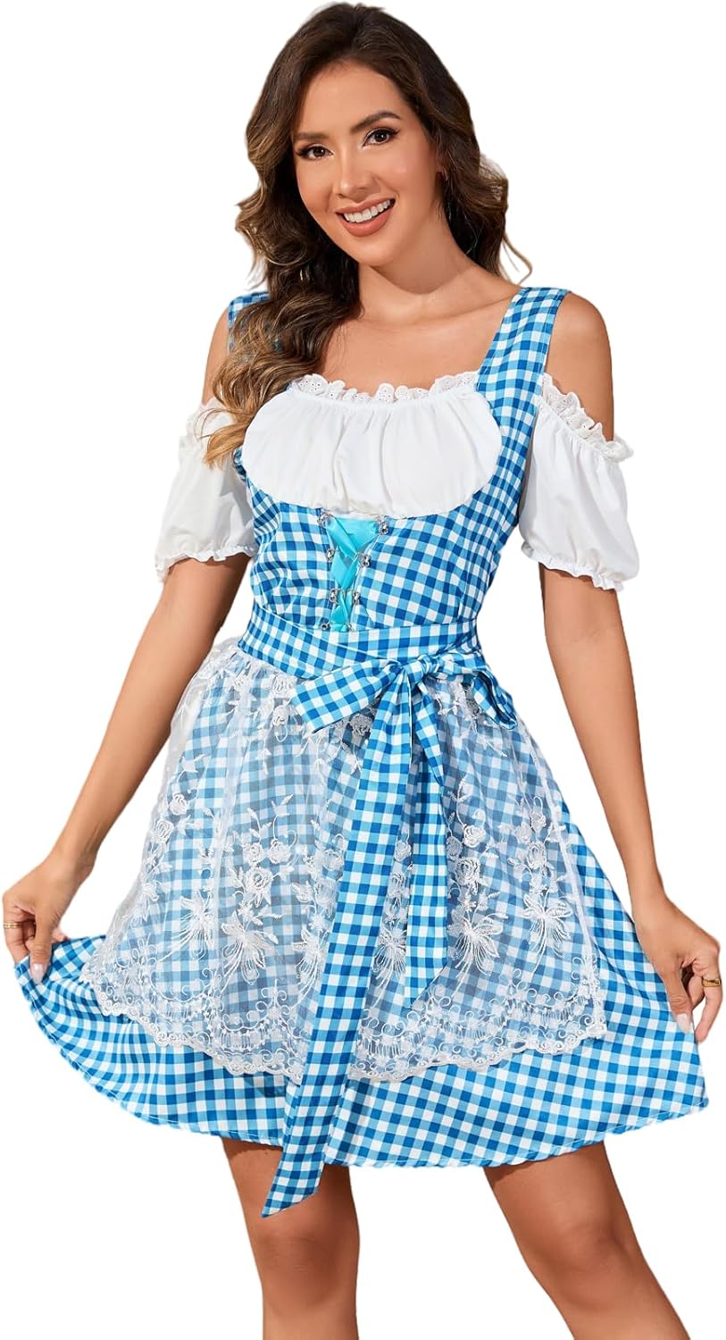 Traditional Bavarian Oktoberfest Outfits for Women - Dirndl Dress