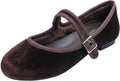 FEVERSOLE Women's Soft Cushion Mary Jane Flats - Extra (Style 7ZP4)