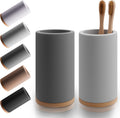 Matani Bamboo Diatomite Toothbrush Holder - Quick-Drying Storage Stand