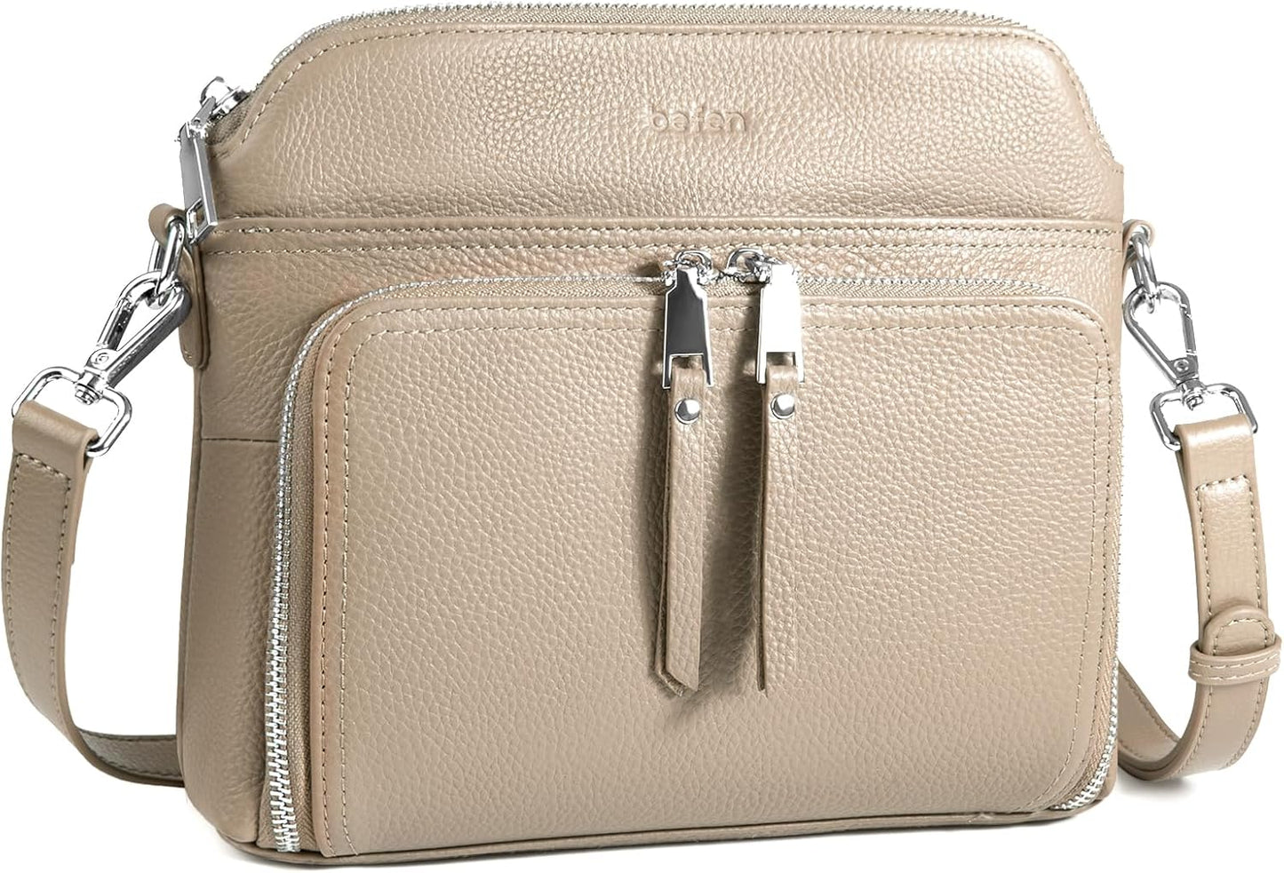 Befen Genuine Leather Crossbody Purses with RFID Wallet Feature