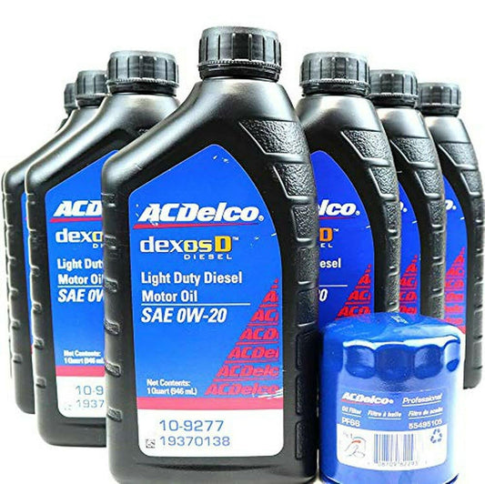 AC Delco DexosD 0w-20 Engine Oil and Filter Change Kit Review