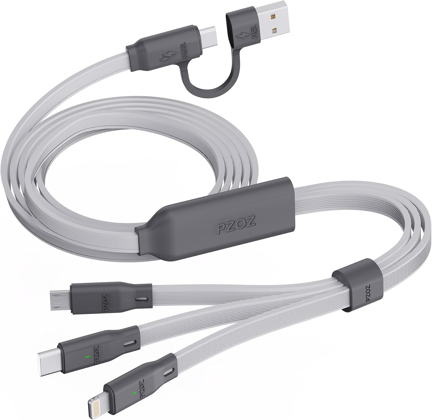 PZOZ 100W 3-in-1 Fast Charging Cable