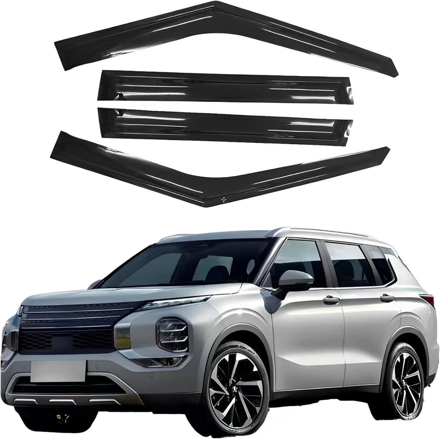 Window Visor Rain Guards for 2022-2023 Mitsubishi Outlander