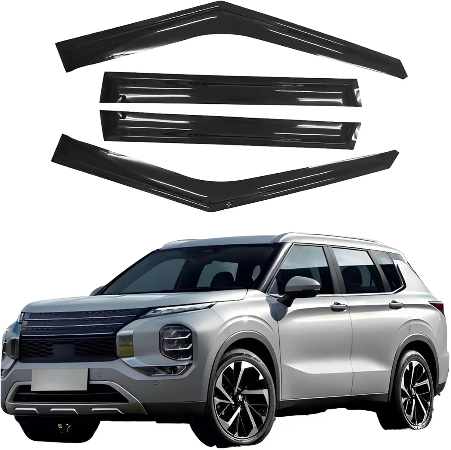 Window Visor Rain Guards for 2022-2023 Mitsubishi Outlander