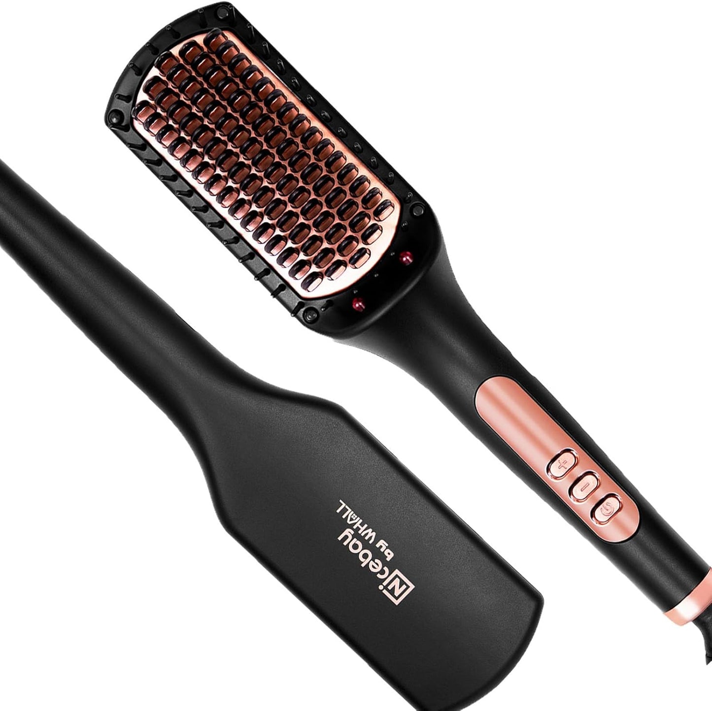 Nicebay Hair Straightener Brush with IONIC Technology for Women