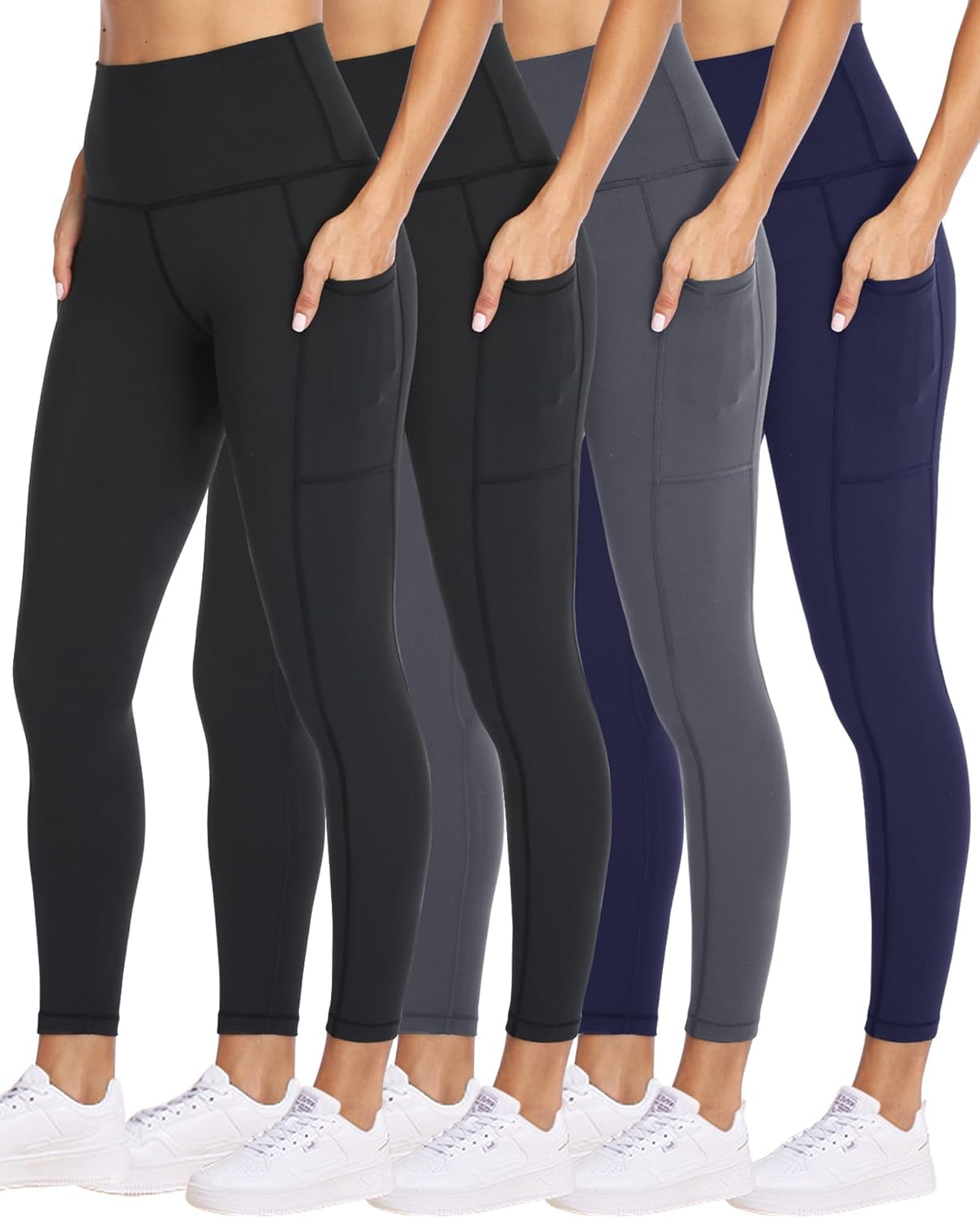 NexiEpoch High Waisted Tummy Control Leggings with Pockets