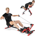4 in 1 Rowing Machine for Home - Multifunctional Full Body Rower