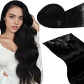LaaVoo Black 24 in Clip in Hair Extensions 7Pcs - Natural Volume