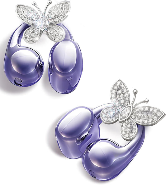 King Lucky Clip-on Earbuds Wireless Bluetooth 5.4 for Women