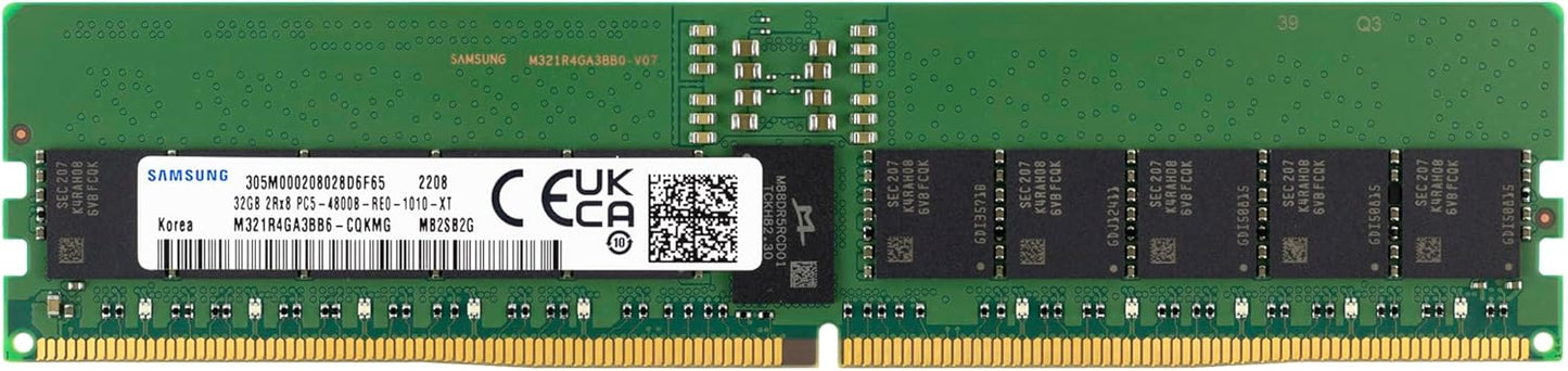 Samsung 32GB DDR5 4800MHz ECC RDIMM Memory for Servers