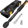 Digital Torque Wrench 3/8 Drive 1.5-99.5 ft-lbs - Precise 1% Accuracy