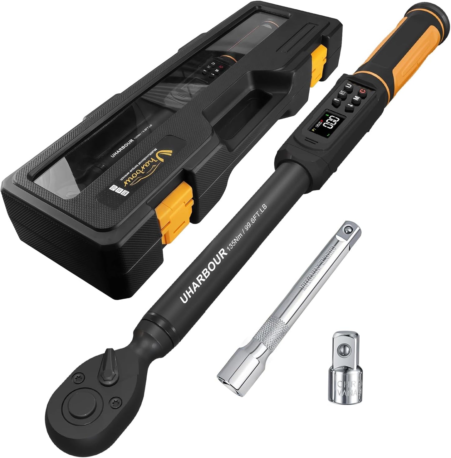 Digital Torque Wrench 3/8 Drive with High Accuracy and Versatility
