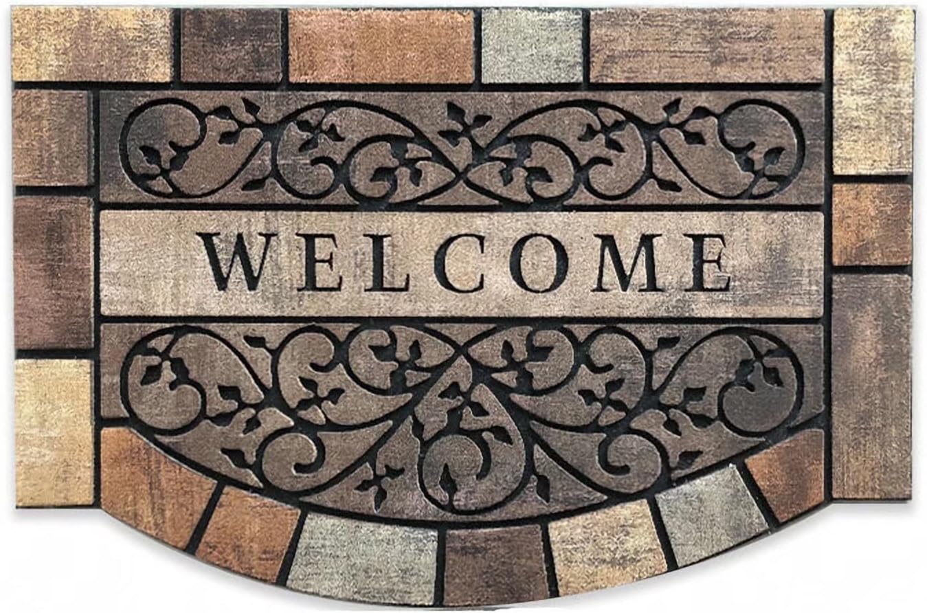 Entrance Floor Mat Indoor Outdoor Doormat for High Traffic Areas