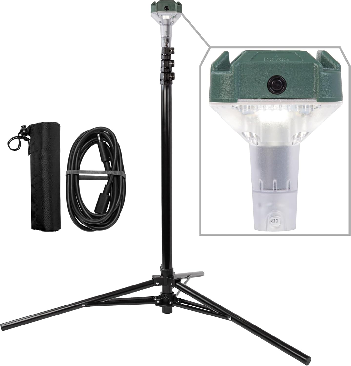 Devos Telescoping LED Lantern | 800 Lumens | 30 Hr Run Time