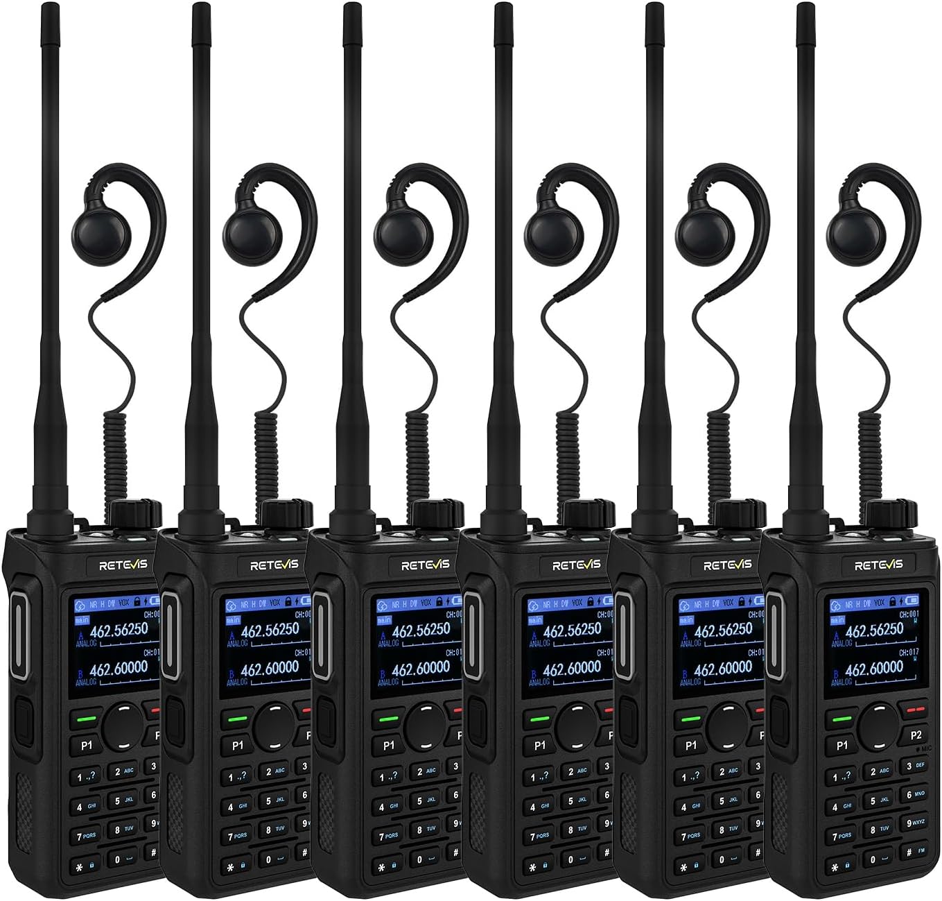 Retevis C2 Walkie Talkies Long Range for Clear Communication