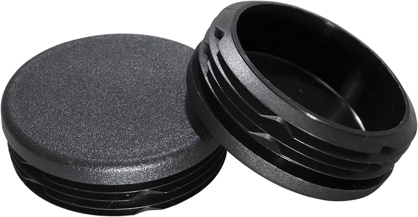 Ribbed Plastic Hole Plugs for 2 1/2 in Tubing - 50 Pack