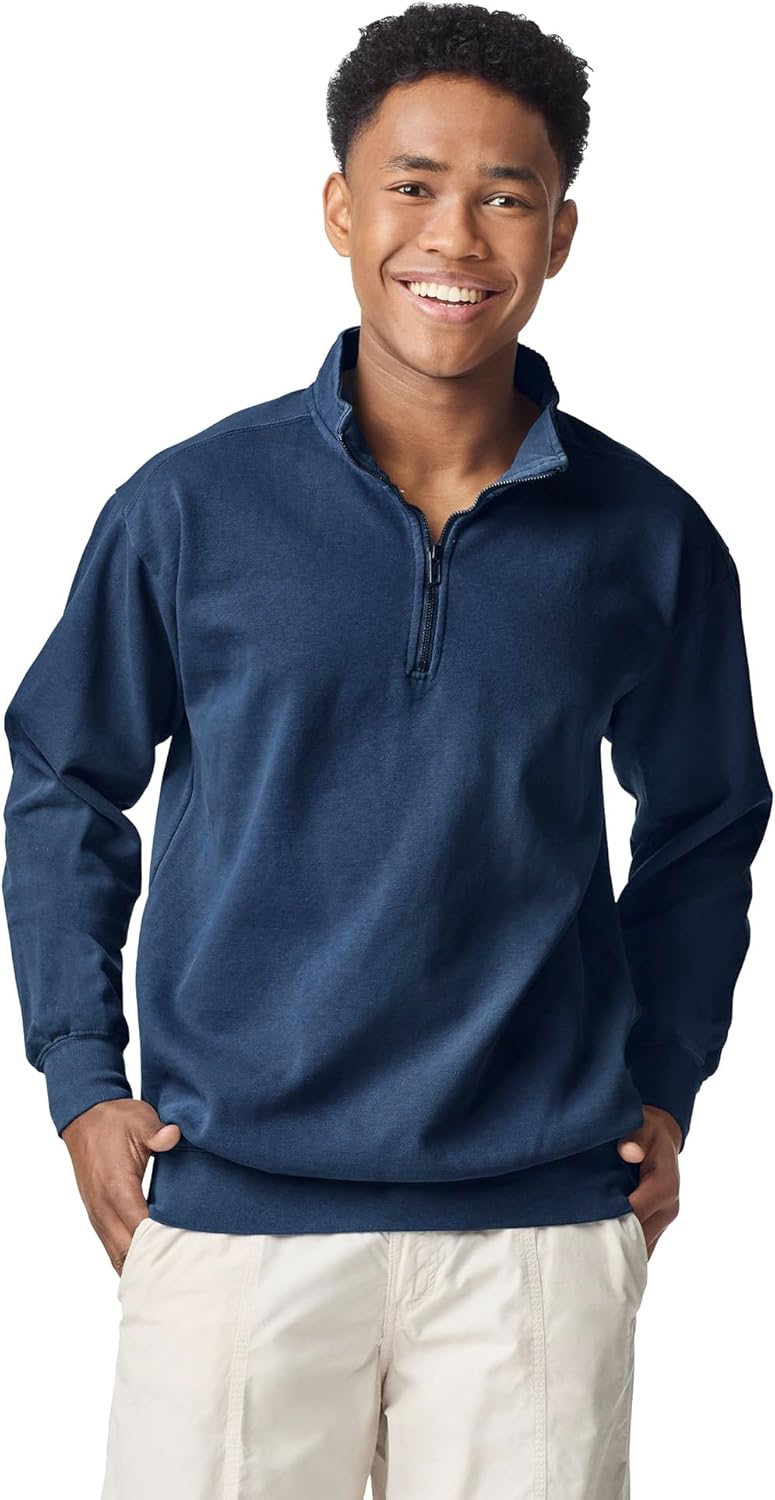 Comfort Colors Adult 1/4 Zip Sweatshirt for Ultimate Comfort