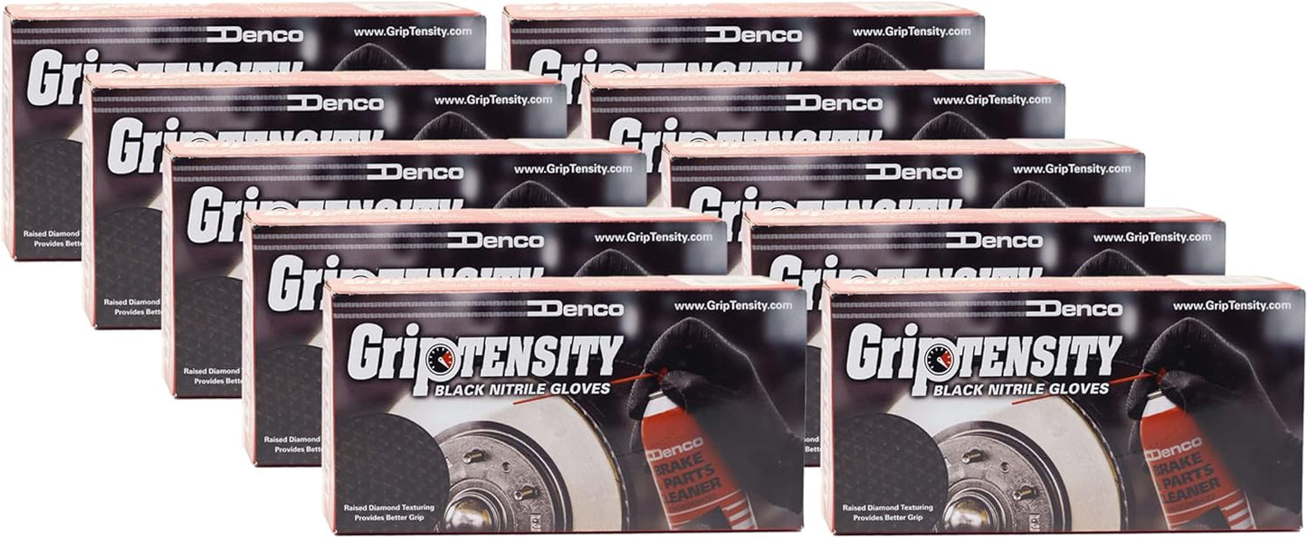 Strong Grip: GripTensity Black Diamond Nitrile Gloves