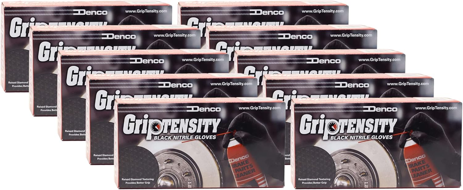 Strong Grip: GripTensity Diamond Nitrile Gloves