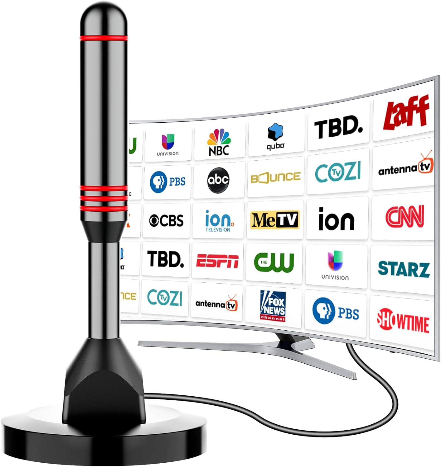 HD Indoor TV Antenna: Strong Reception, Easy Install