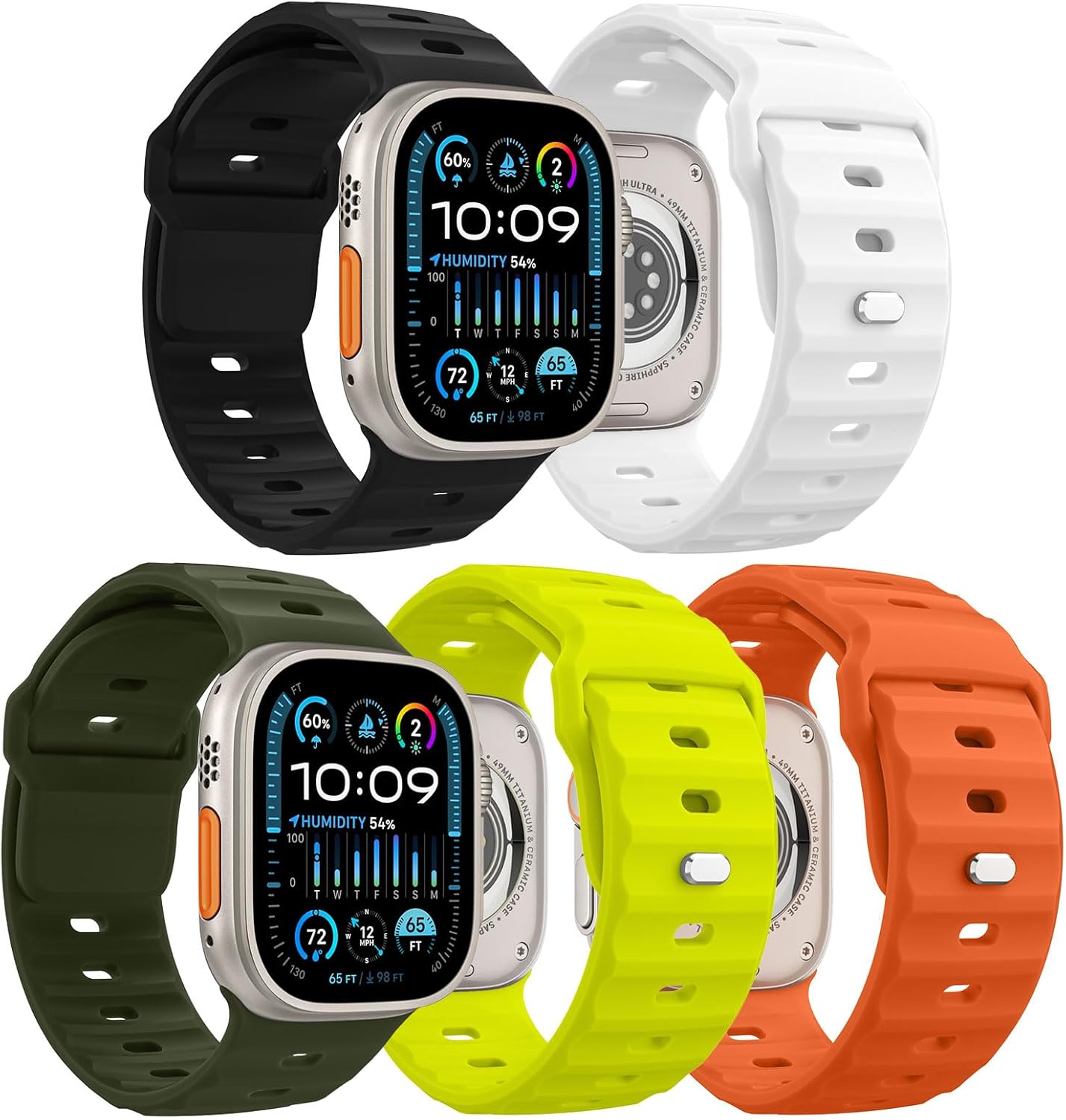 MoKo Ocean Band: Silicone Strap for Apple Watch