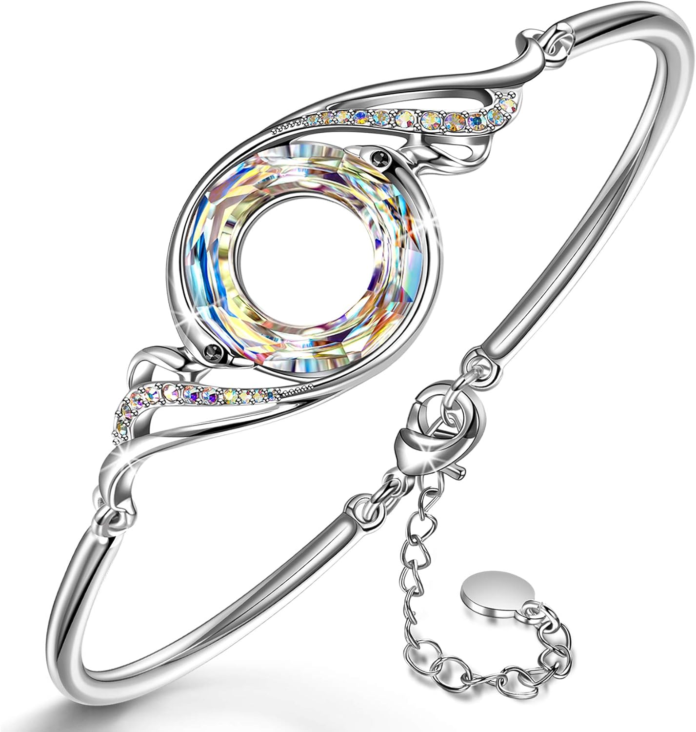 Phoenix Bracelet with Crystals from Austria - Symbol of Renewal