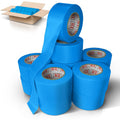 Blue Flagging Tape 24 Pack - Non-Adhesive Survey Tape, High Visibility