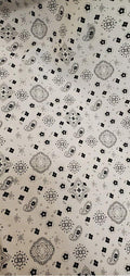 Bandana Print Poly Cotton Fabric 58in Wide - Soft (Style FGYF)