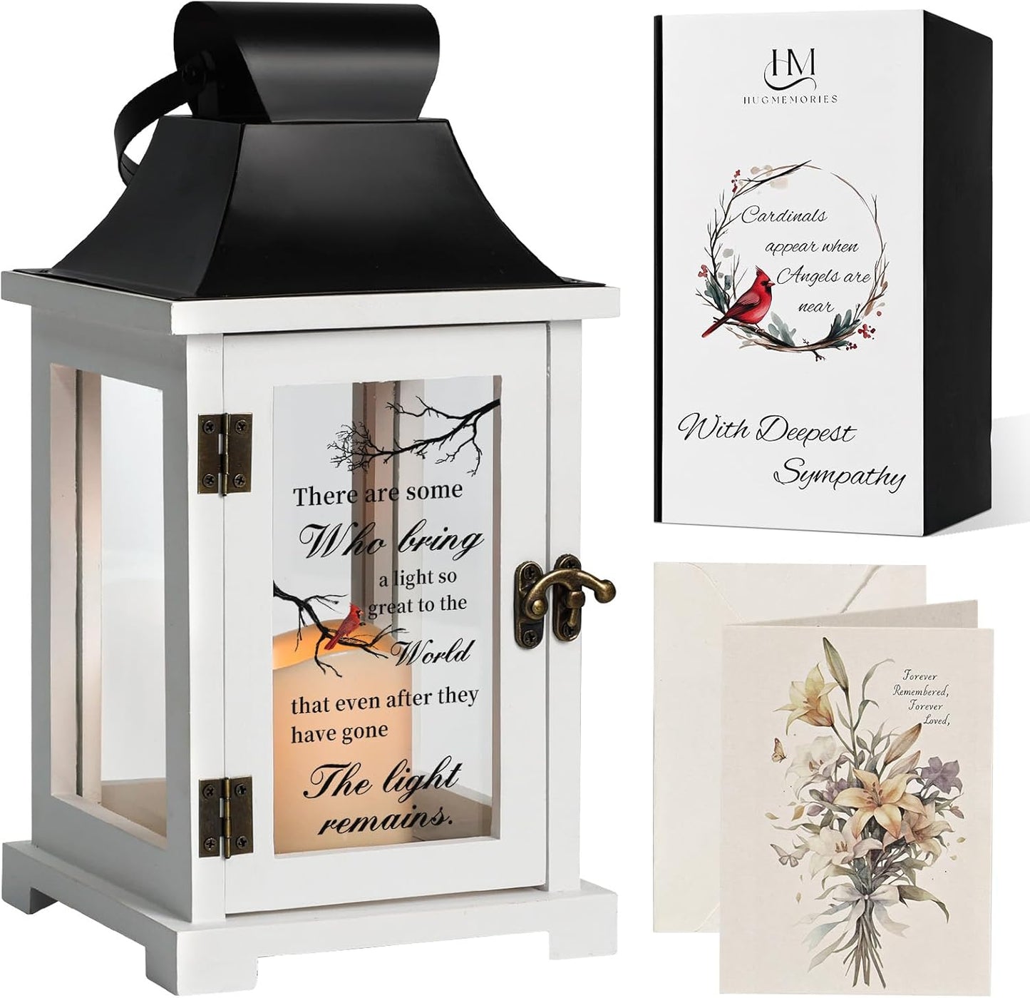 Memorial Lantern for Sympathy Gifts - Thoughtful Bereavement Tribute
