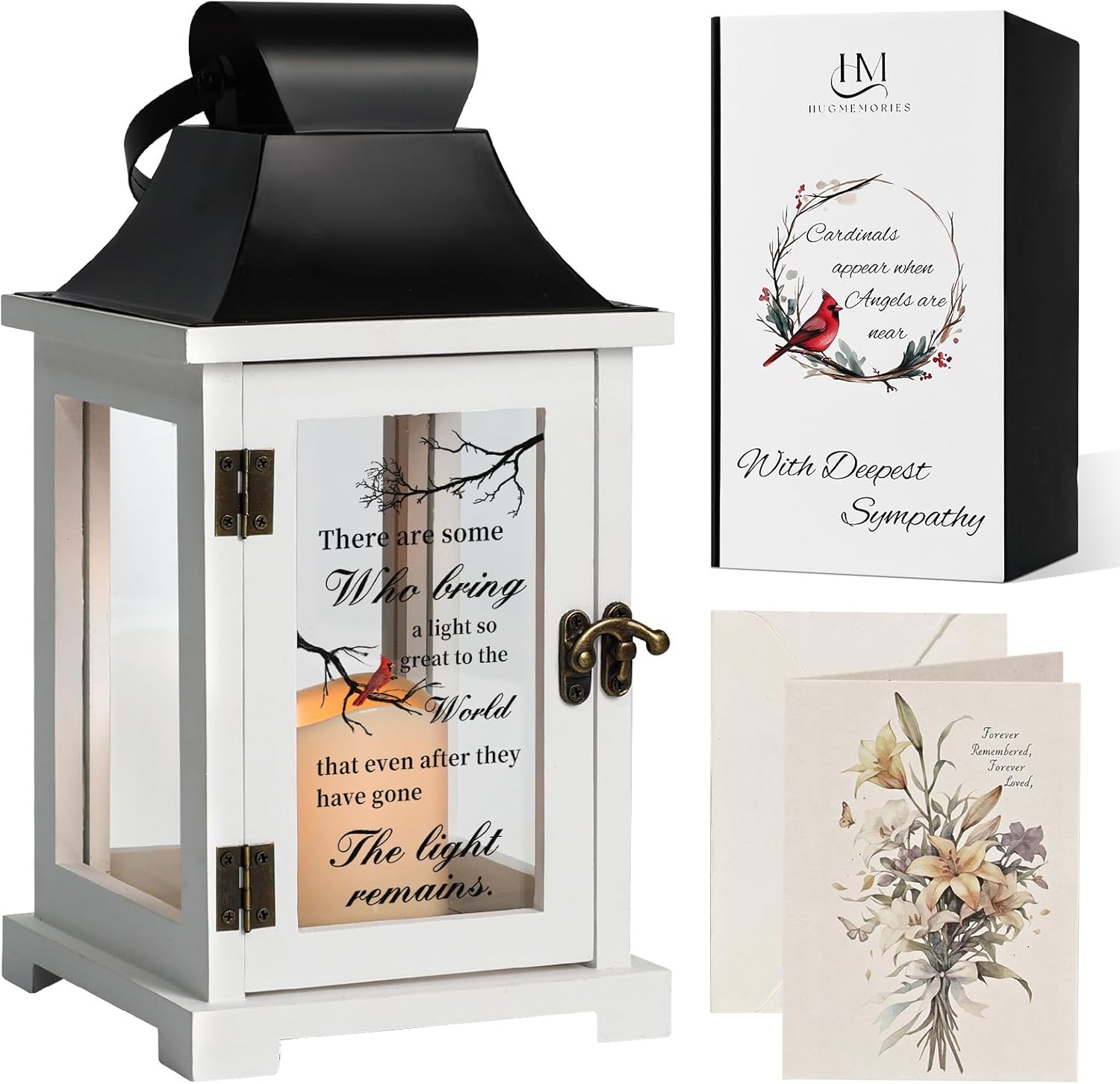 Memorial Lantern for Sympathy Gifts - Thoughtful Bereavement Tribute