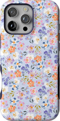 Casely iPhone 16 Pro Max Case Poppy Meadows - Pastel Floral Protection