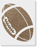 Football Stencil Design - Durable Mylar Sports Stencil
