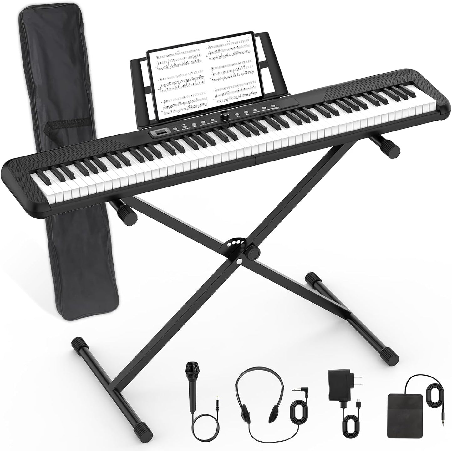 88 Key Electric Digital Piano for Beginners with Accessories