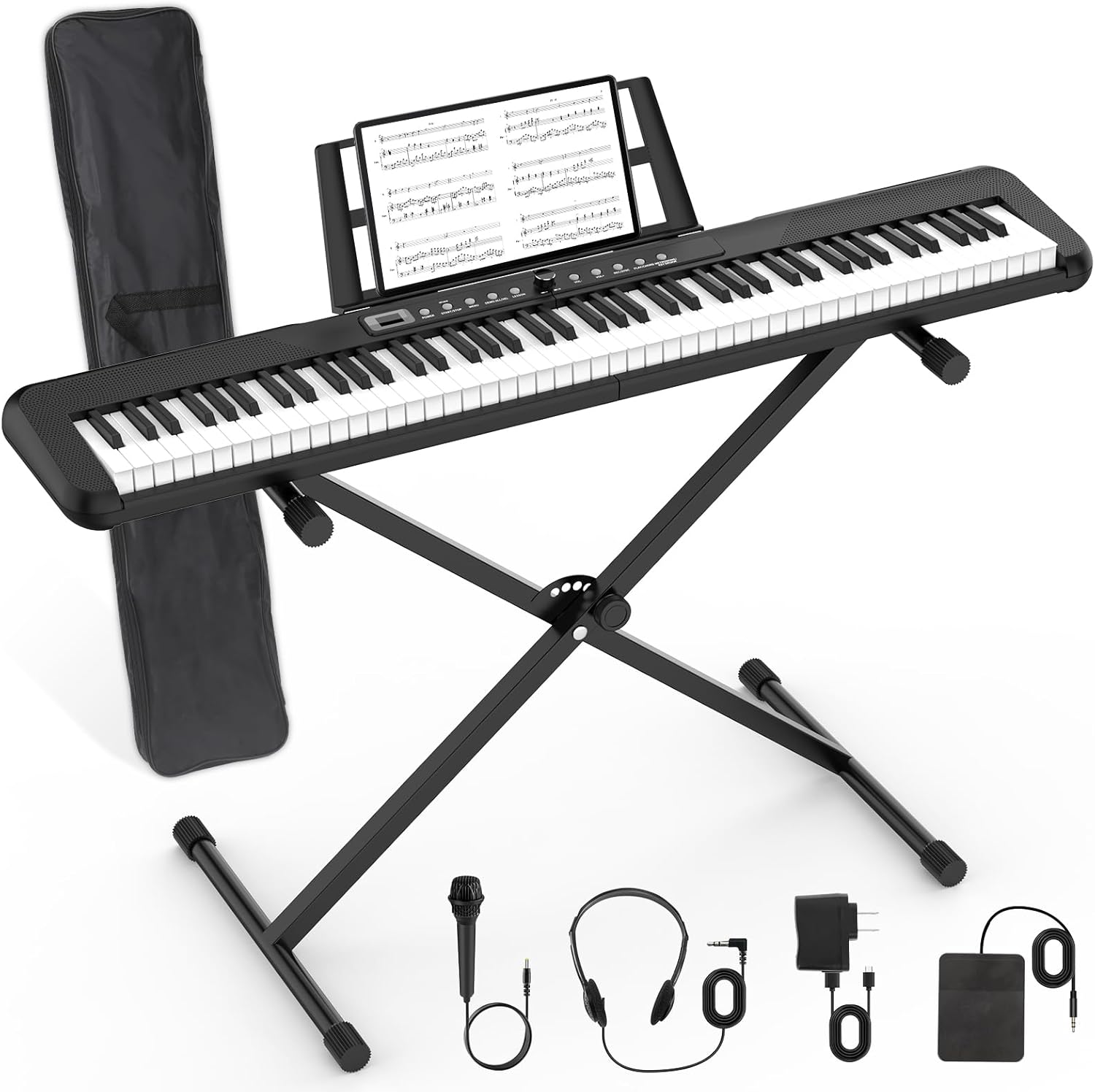 88 Key Electric Digital Piano for Beginners with Accessories