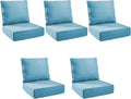 Outdoor Cushion Set for Furniture by PLANNTONNEO - 5-Pack