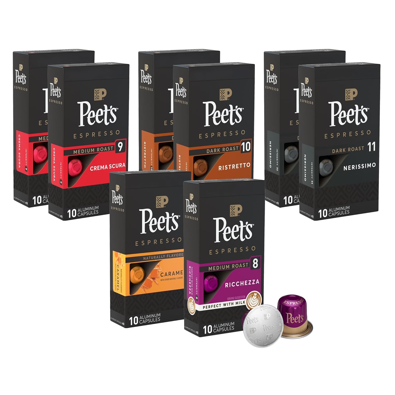 Peet's Coffee Dark Roast Espresso Capsules Variety Pack Review