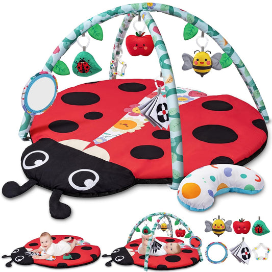 Jyusmile 8-in-1 Baby Play Gym: Stimulate Baby's Senses!