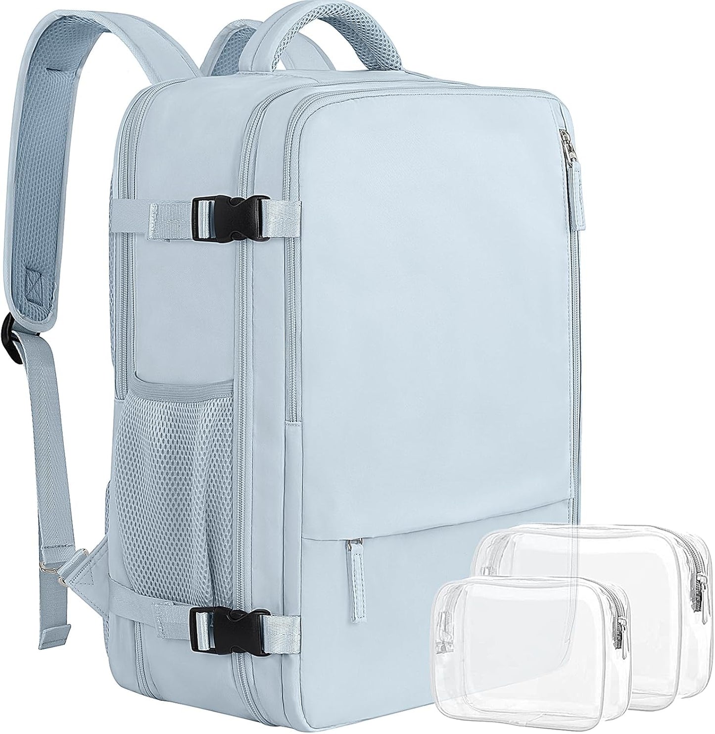 Large Expandable Travel Backpack for Men and Women - 17 Inch