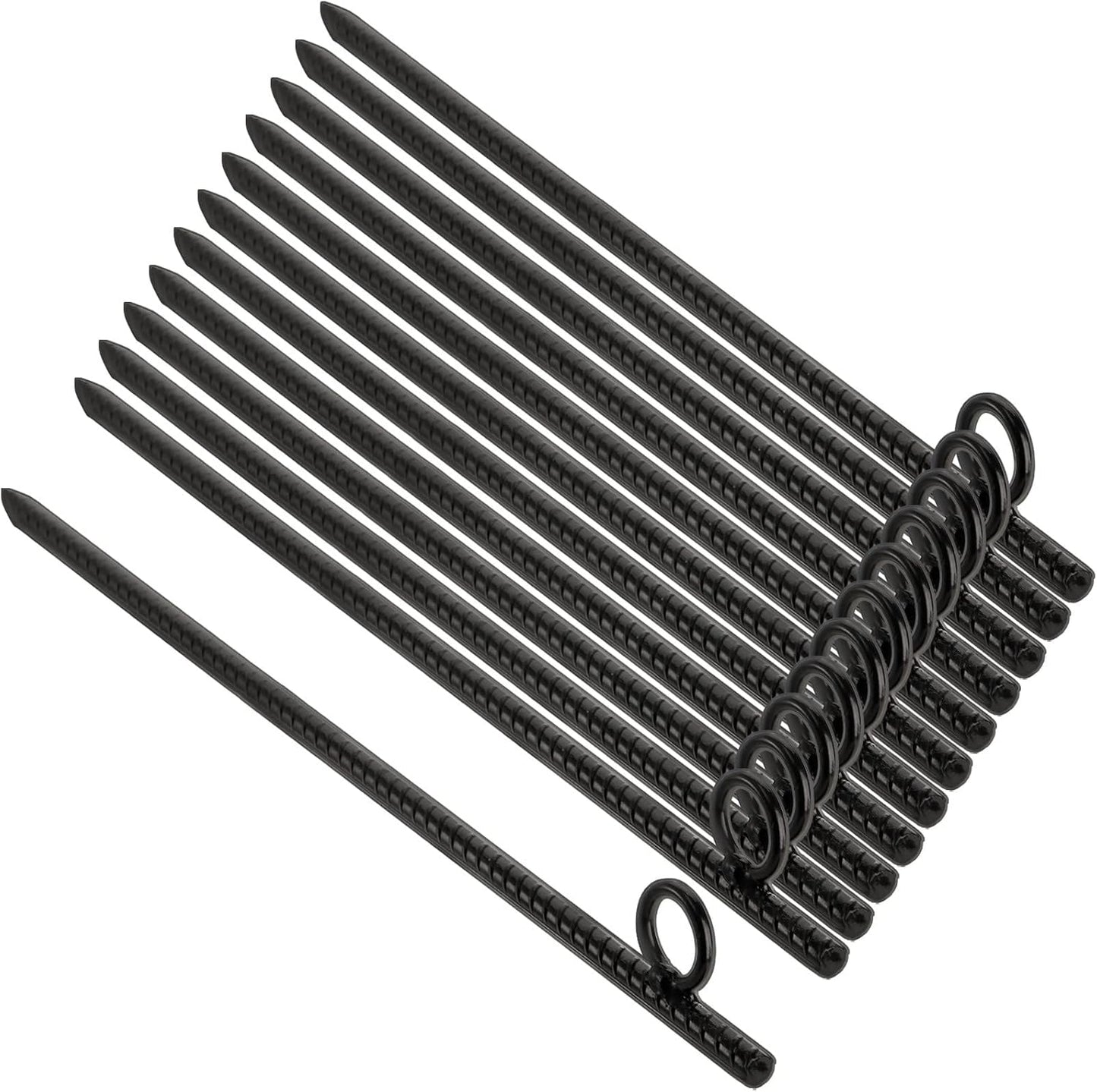 ZOOFOX 12 Pack Heavy Duty Tent Stakes for Secure Outdoor Camping