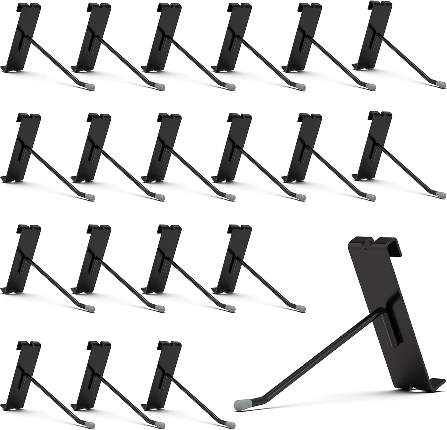 HUHOLE Gridwall Hooks 4 Inch - 50PC Display Hooks for Grid Wall