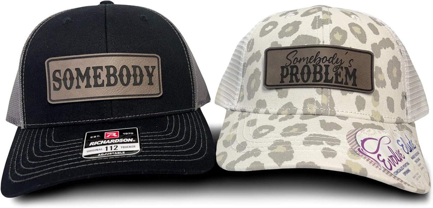 Somebody's Problem Vintage Trucker Hats for Men & Women