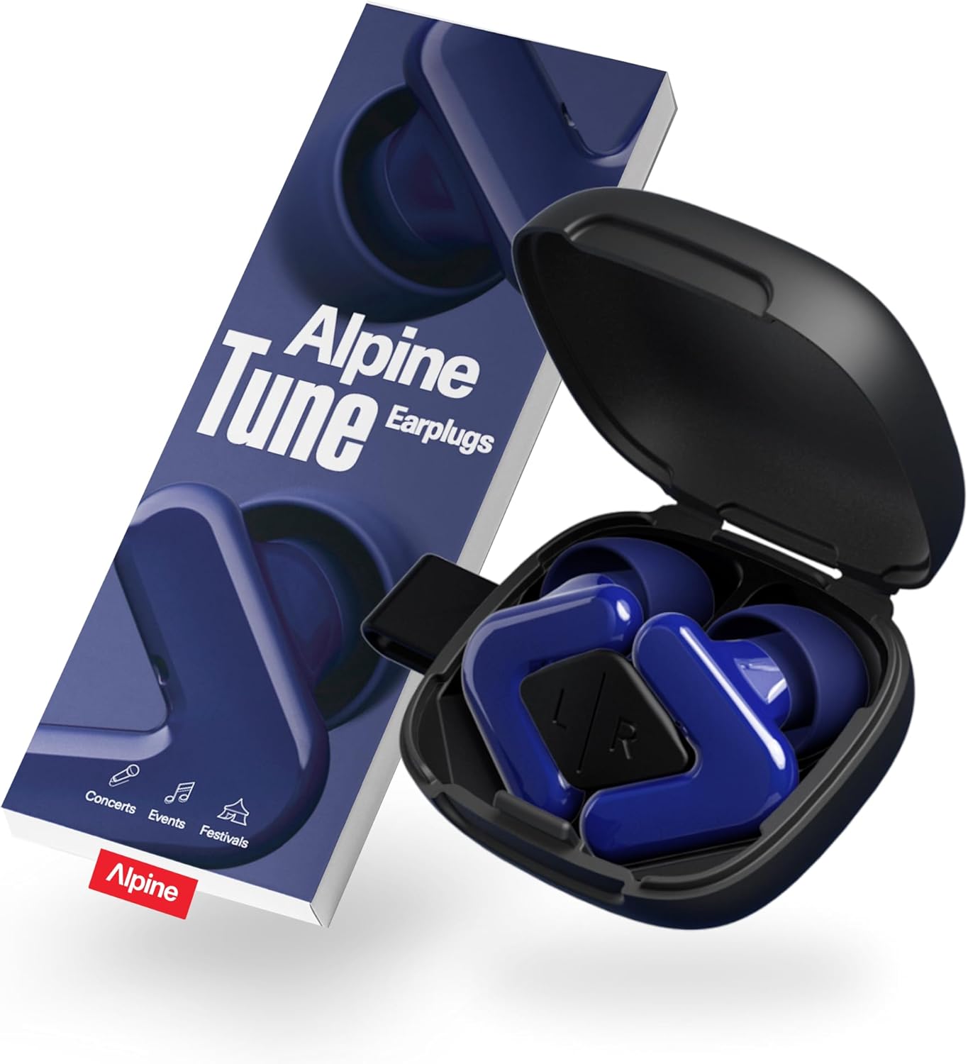 Alpine Tune Earplugs for Concerts and Festivals with Comfort