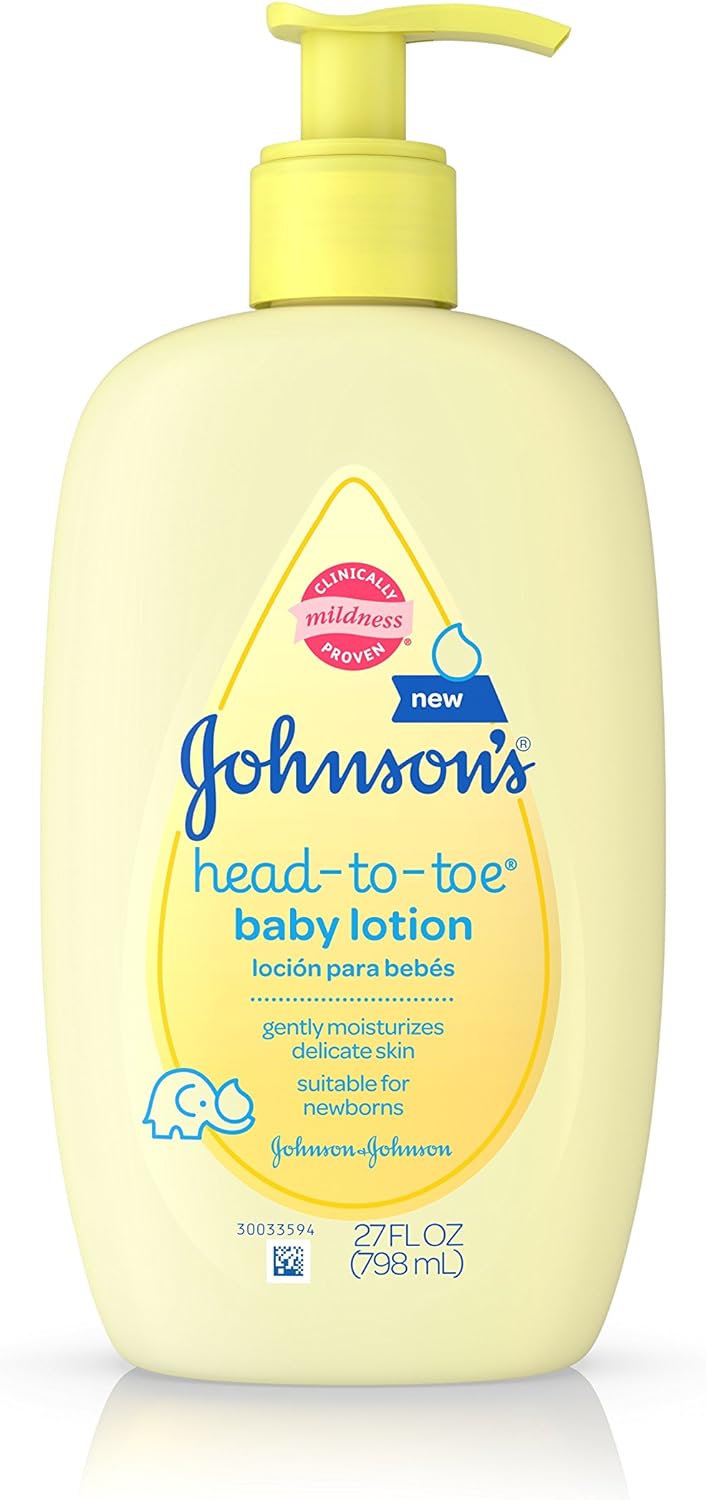 Johnson's Baby Lotion for Gentle Head-to-Toe Care
