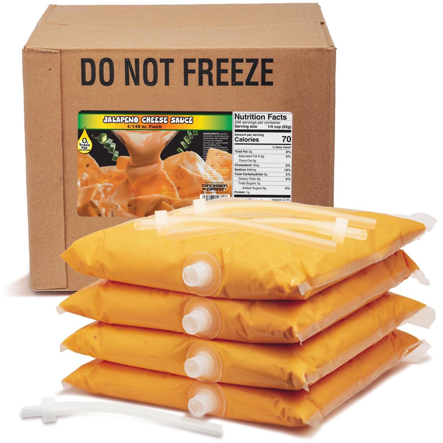 El Nacho Grande Style Bagged Mild Jalapeno Cheese for Dispensers