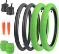 14 x 2.125 Bike Tire with Tube 2 Pack for Kids Bikes