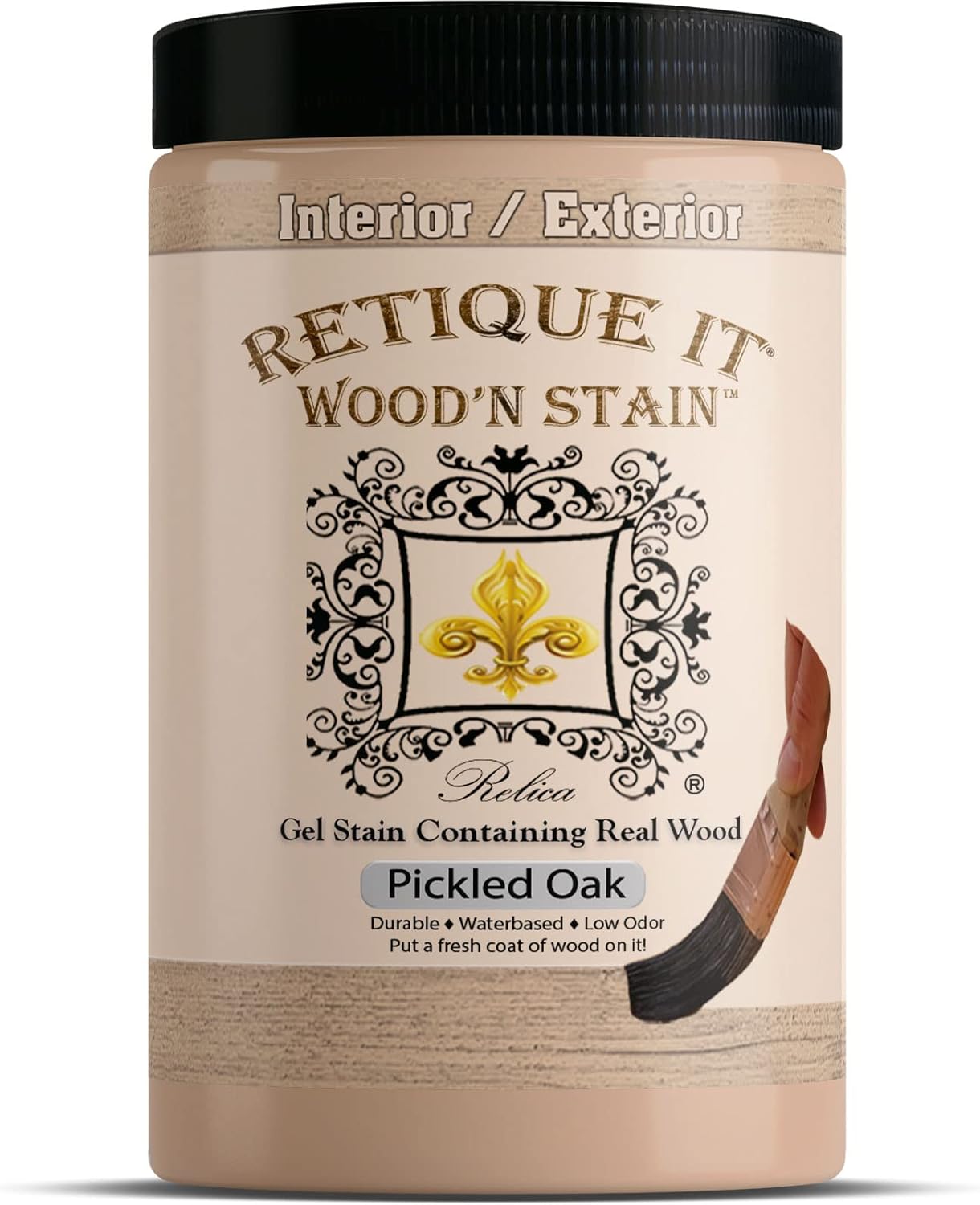 Retique It Wood'n Stain Liquid Wood Gel Stain for All Projects