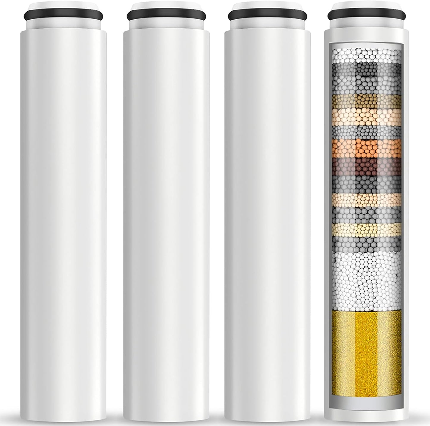 Cobbe 4 Pack Replacement Filters for Handheld Shower Head