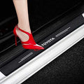 ACROA Key Cover Door Sill Protector - Carbon Fiber Texture