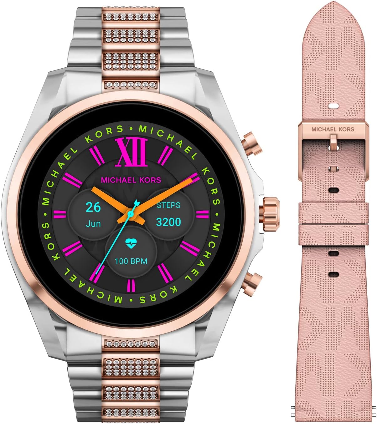 Michael Kors Gen 6 44mm Smart Watch with Alexa and Fitness Tracker